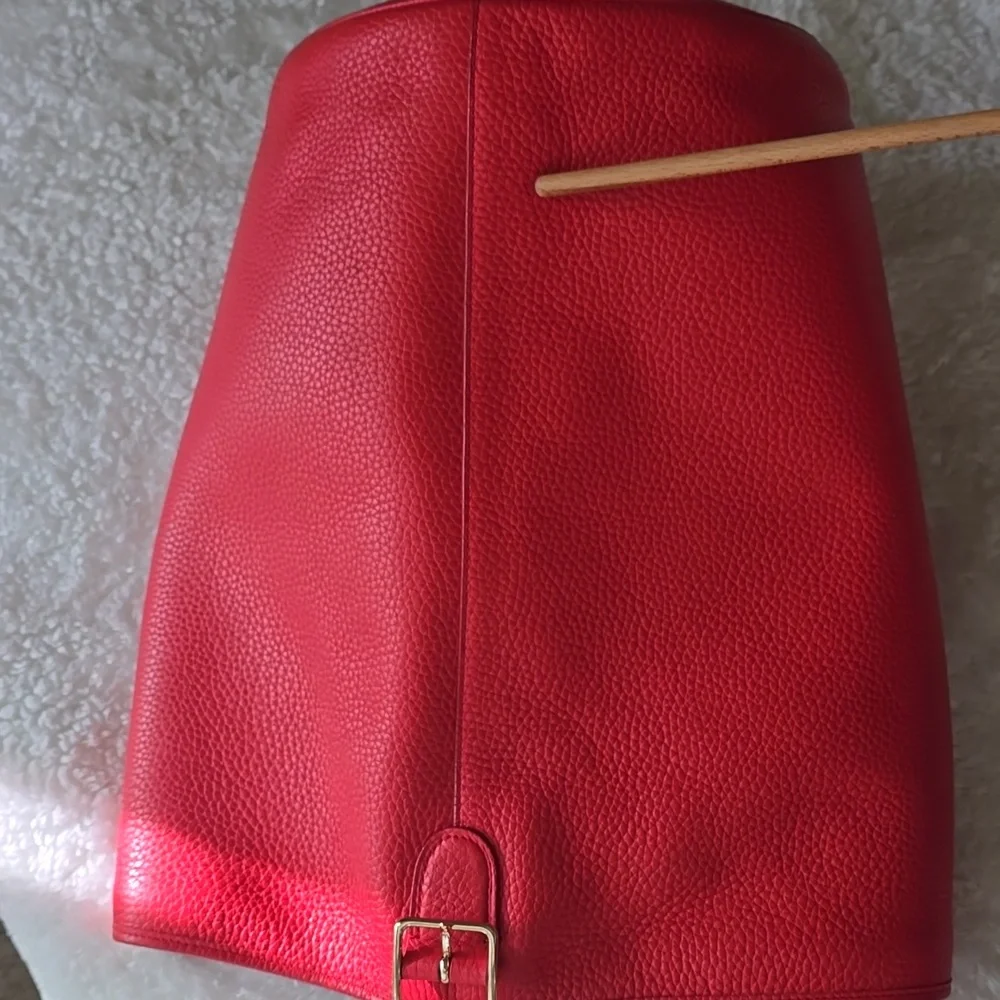 Coach EUC Large Duffle Bucket SAC  Pebbled LEATHER Ex LARGE - Picture 17 of 17